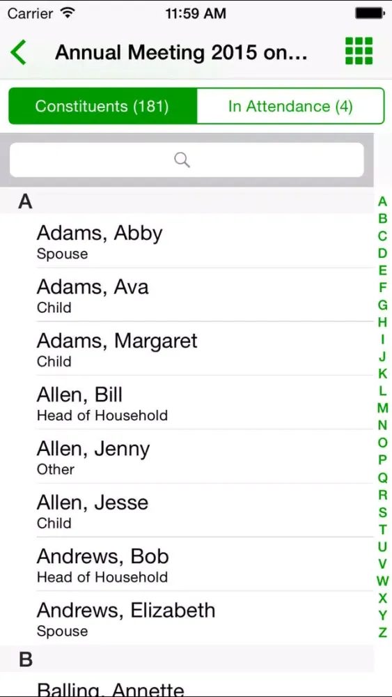 DonorWorks Mobile Screenshots