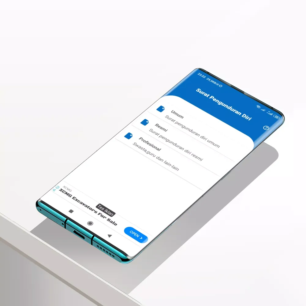 Surat Pengunduran Diri应用截图