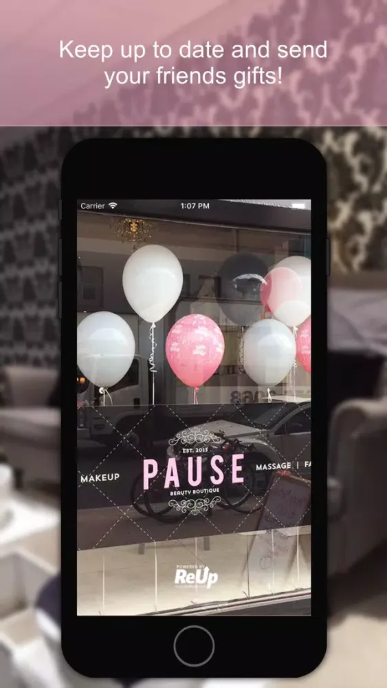 Ảnh chụp màn hình của Pause Beauty Boutique