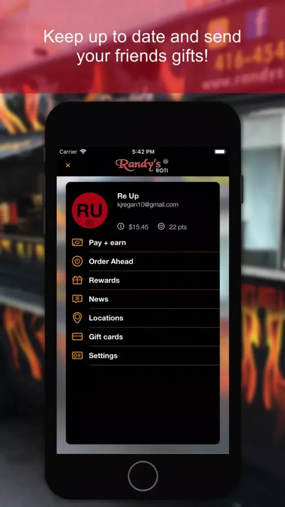 Captures d'écran de Randy's Roti