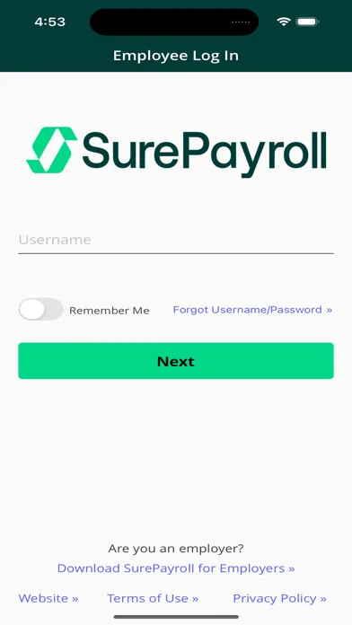 SurePayroll for Employees Screenshots