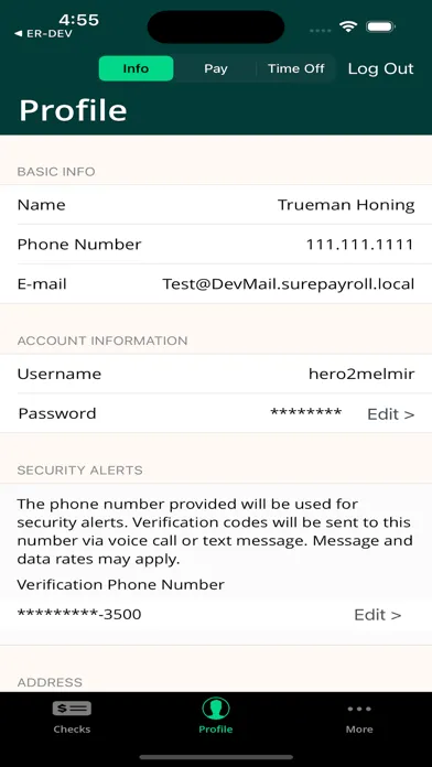 SurePayroll for Employees Screenshots