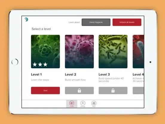 Capturas de pantalla de SureWash Hand Hygiene Pro iPad 