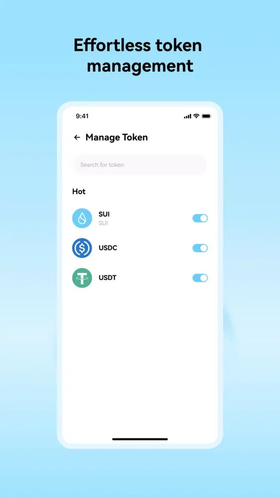 Captures d'écran de Surf Wallet