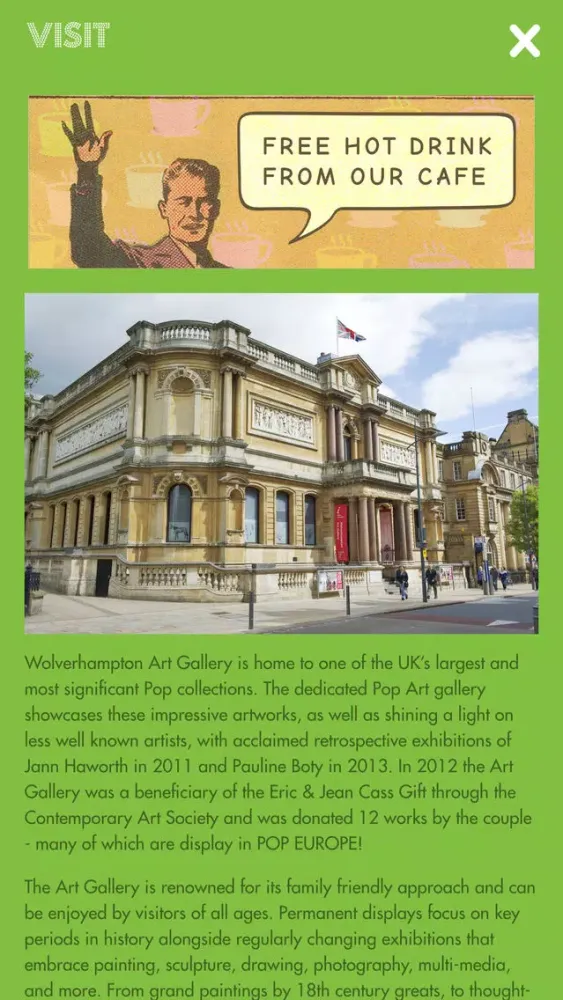Pop Europe! - pop art beyond Britain and America سکرین شاٹس