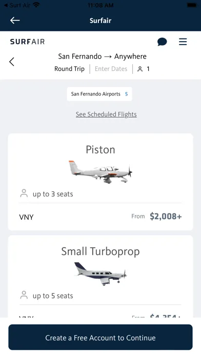 Capturas de pantalla de Surf Air Flight Ops