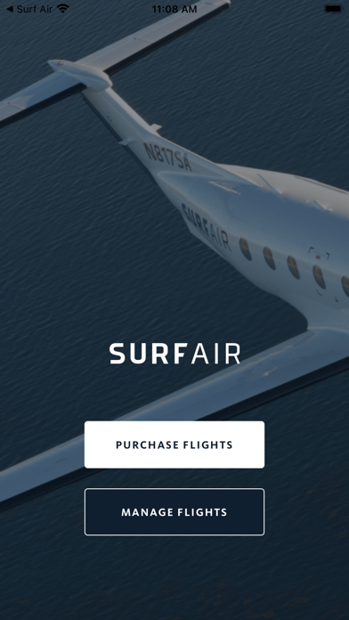 Zrzuty ekranu Surf Air Flight Ops
