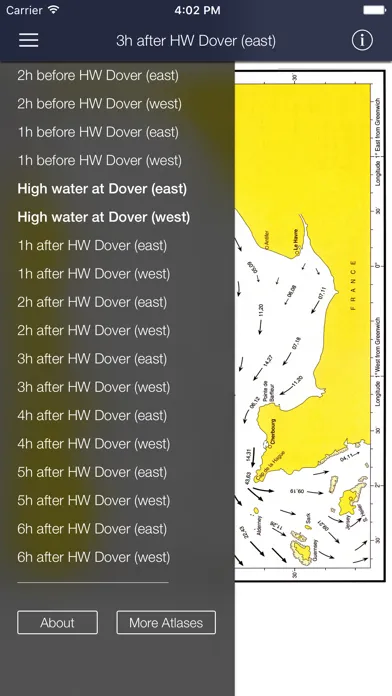 Capturas de pantalla de Tidal Stream Atlas, The English Channel