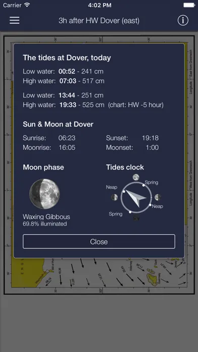 Capturas de pantalla de Tidal Stream Atlas, The English Channel