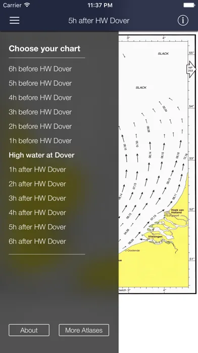 Tidal Stream Atlas North Sea, South Screenshots