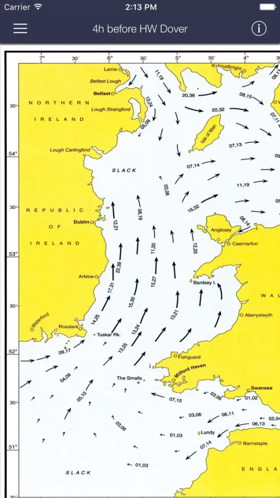 Tidal Atlas Irish Sea & Bristol Channel Screenshots