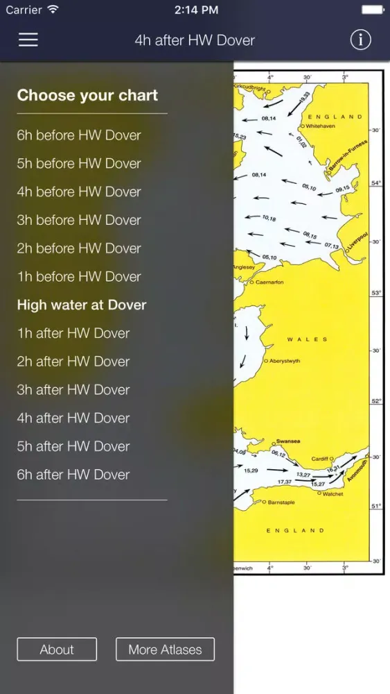 Tidal Atlas Irish Sea & Bristol Channel Screenshots