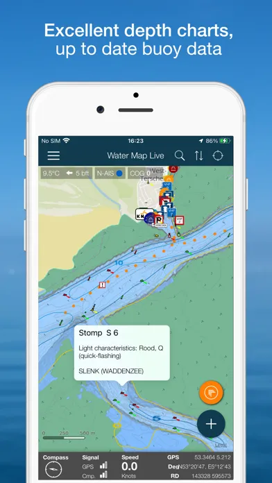 Capturas de pantalla de Water Map Live - Holland