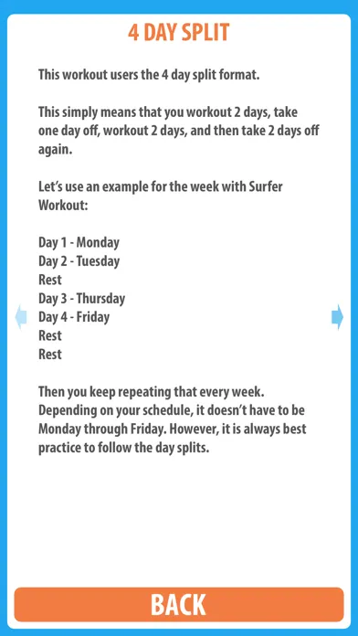Captures d'écran de Surfer Workout - Use this surfing workout to to gain the surfer muscles necessary to get a good surf workout