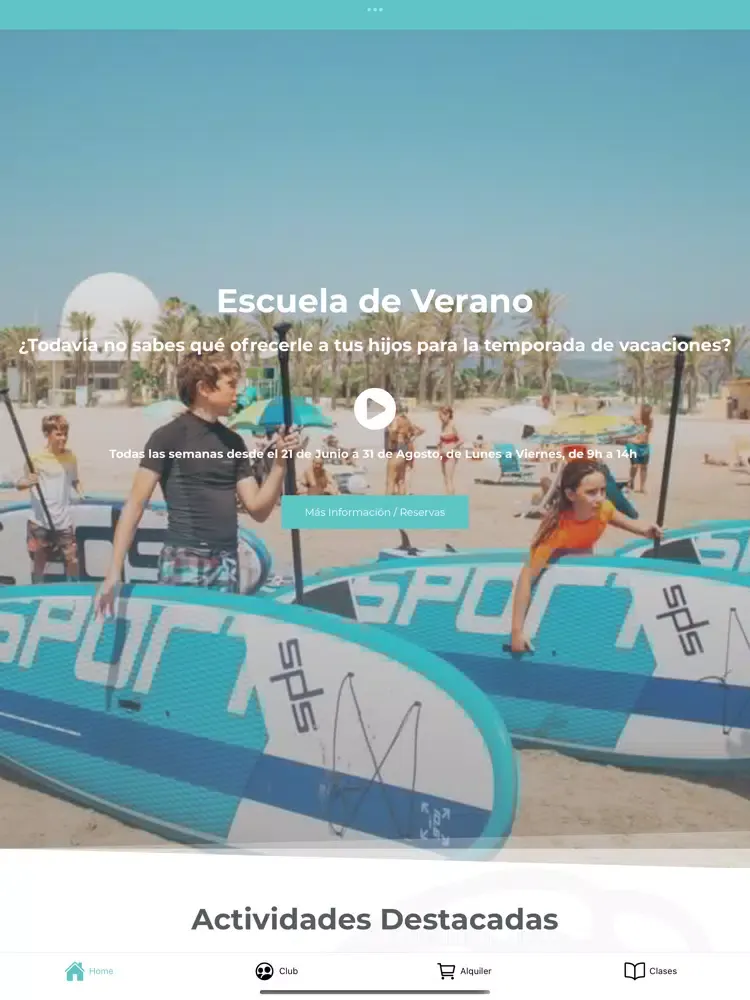 Surfers Castellon iPad  स्क्रीनशॉट