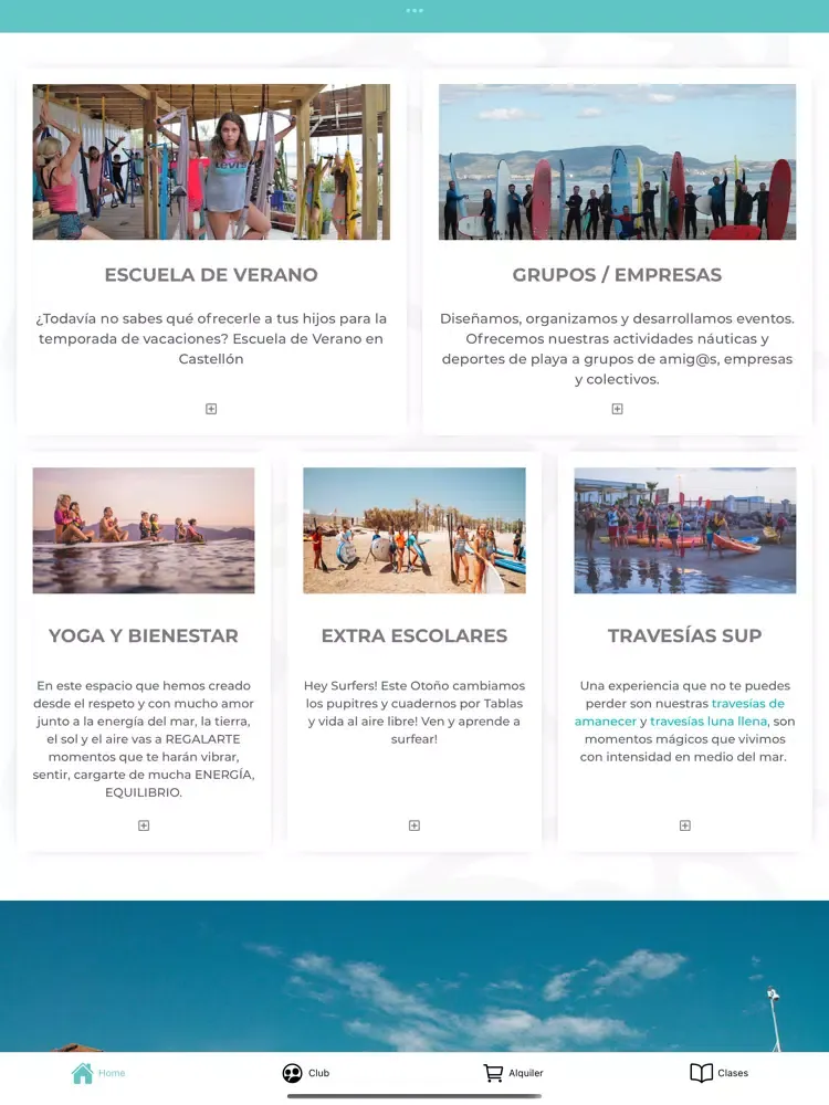 Surfers Castellon iPad  स्क्रीनशॉट