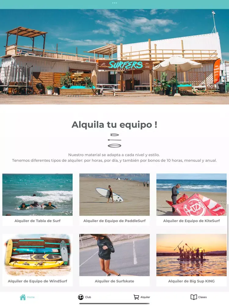 Surfers Castellon iPad  स्क्रीनशॉट