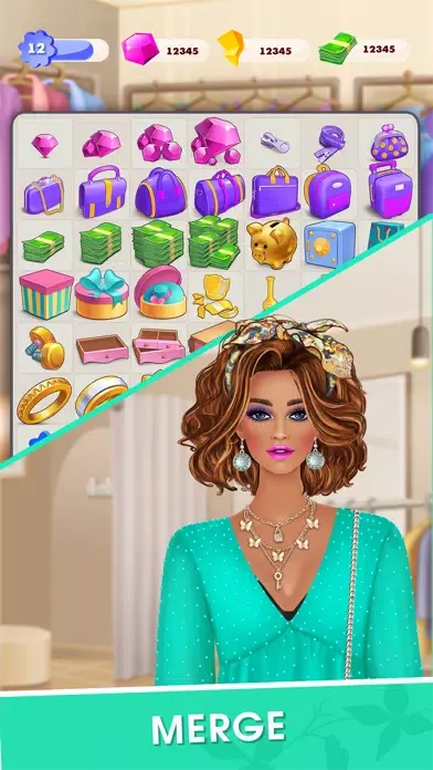 Captures d'écran de Fashion Merge Nova: Dress Up