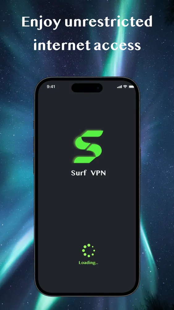 Tangkapan skrin Surf VPN