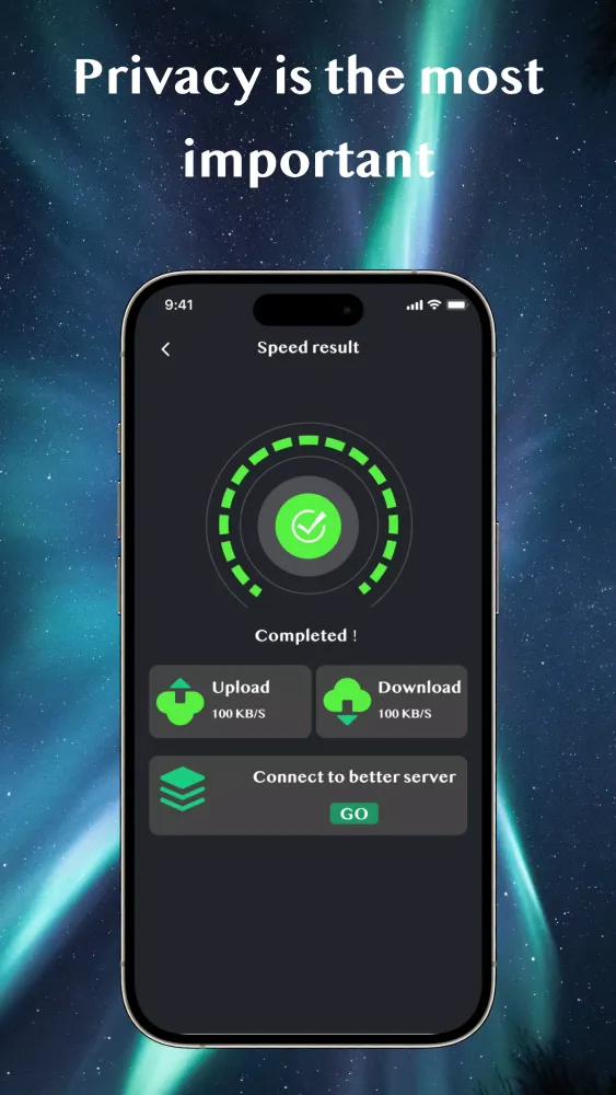 Tangkapan skrin Surf VPN