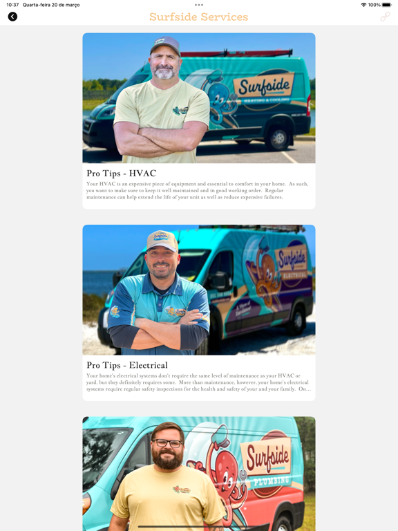 Surfside Services iPad 應用截圖