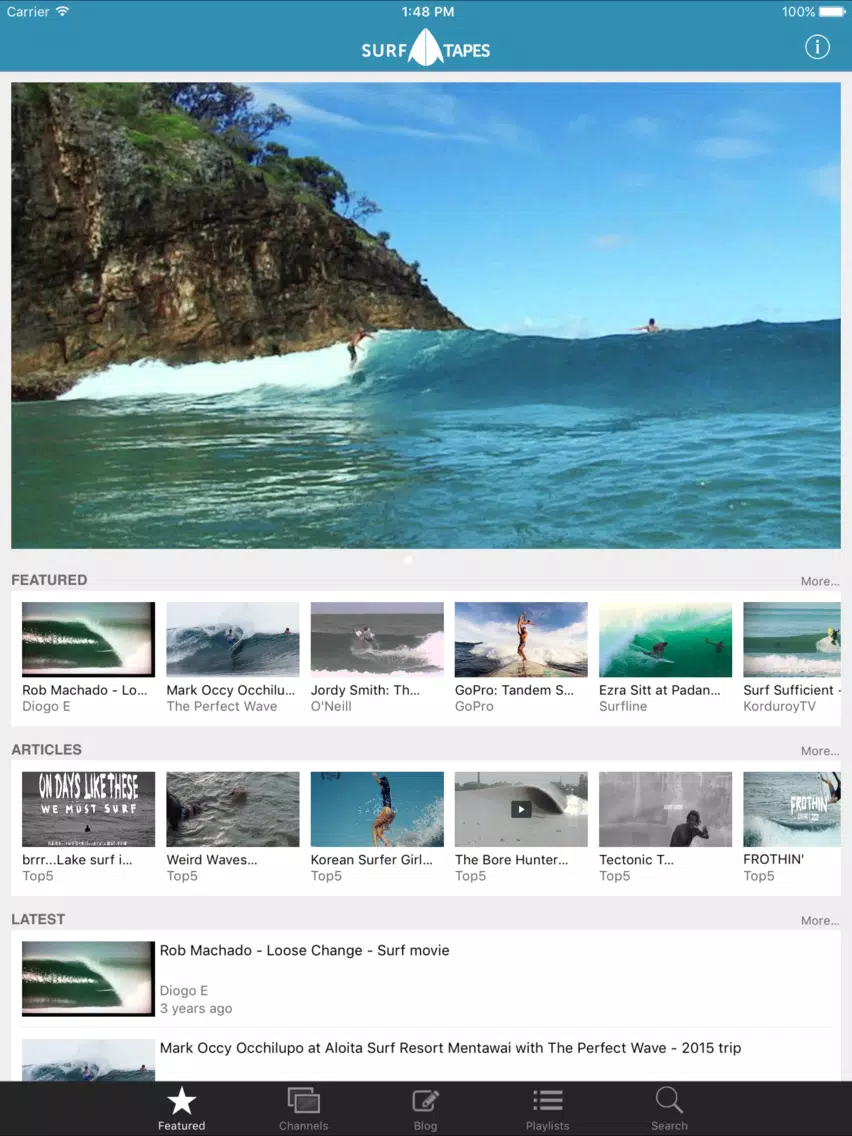 Surf Tapes iPad  سکرین شاٹس