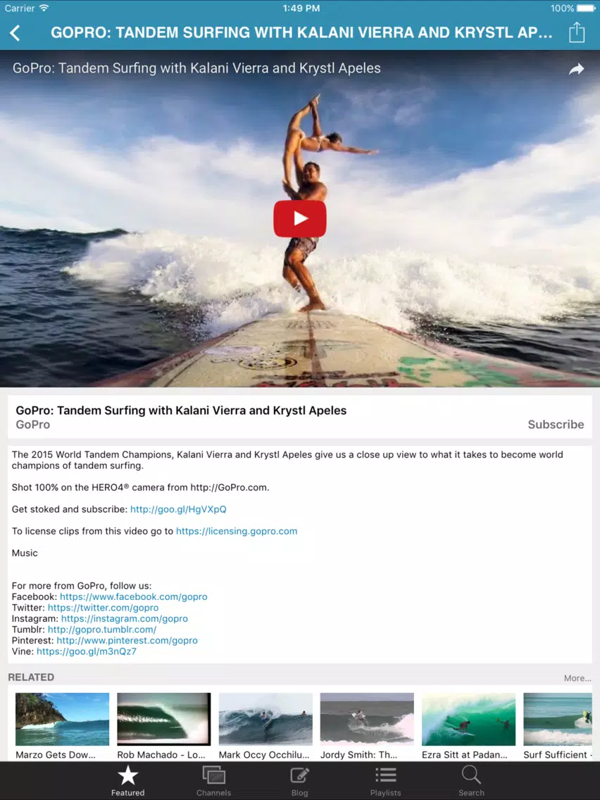 Surf Tapes iPad  سکرین شاٹس