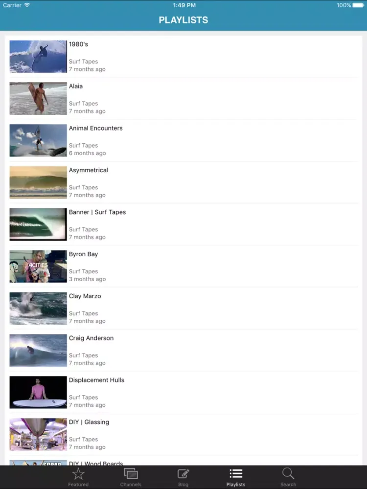 Surf Tapes iPad 应用截图