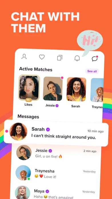 Zrzuty ekranu Zoe: Lesbian Dating & Chat