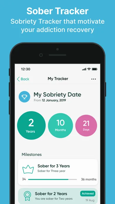 Ảnh chụp màn hình của Loosid: Smart Sober Recovery