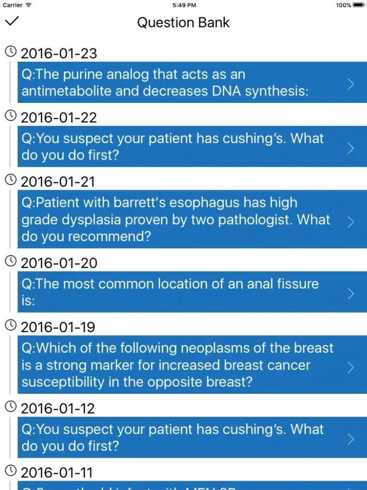 SurgQuest iPad  স্ক্রিনশট