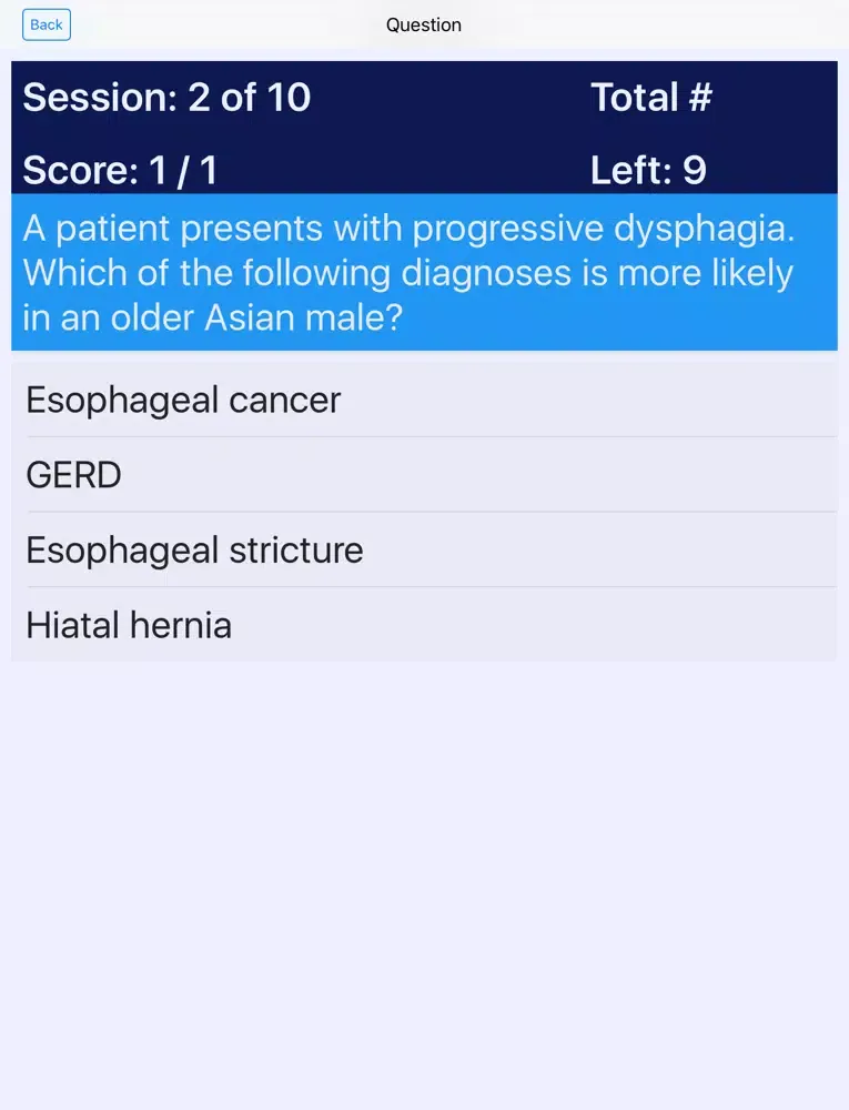 Capturas de pantalla de Complex Surgical Oncology QA Review iPad 