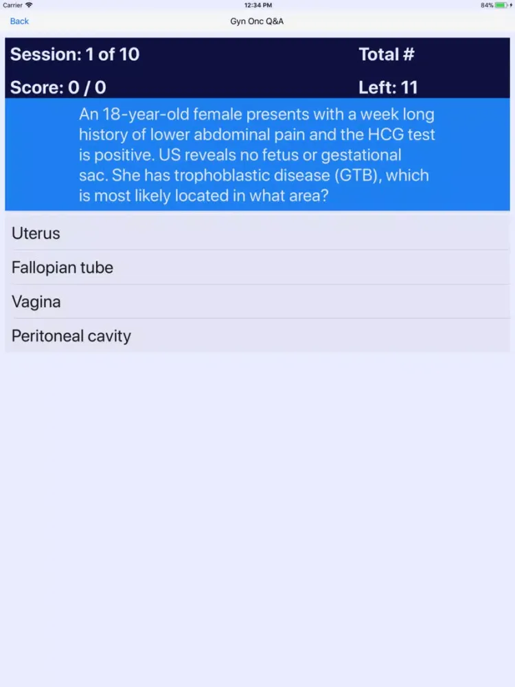 GYN ONC Board Review iPad 應用截圖