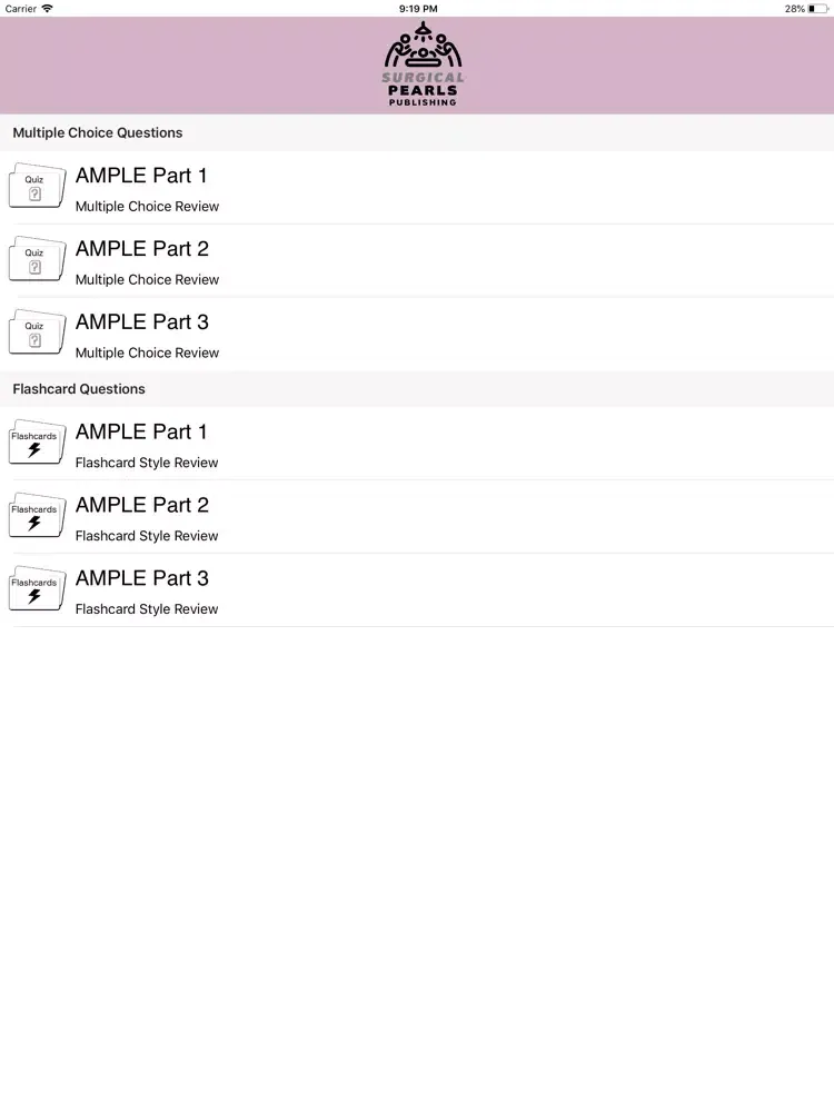 Podiatry (APMLE) Review iPad 应用截图