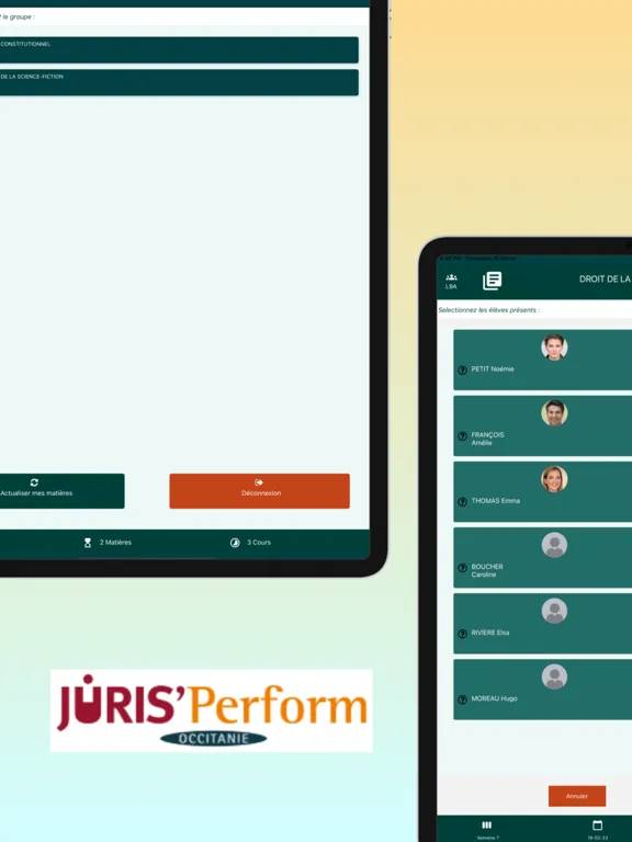 Juris'Perform Professeur iPad 應用截圖