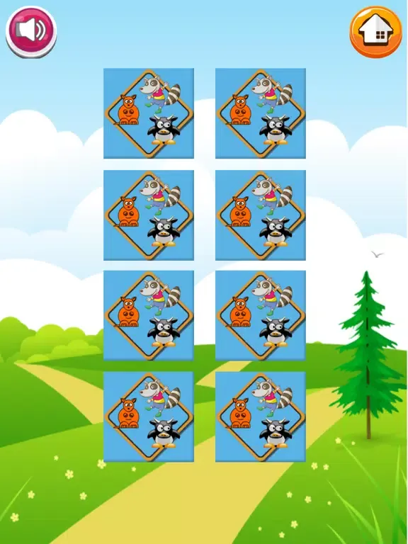 ภาพหน้าจอของ Happy Animals Matching games iPad 