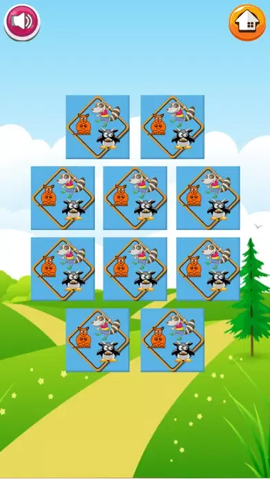 ภาพหน้าจอของ Happy Animals Matching games