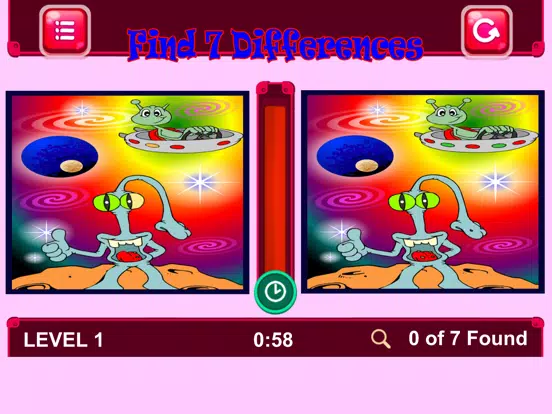 Ảnh chụp màn hình của Funny Find 7 Differences Game iPad 