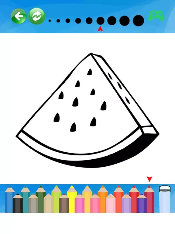 Capturas de tela do Happy Coloring Painting of Fruits iPad 