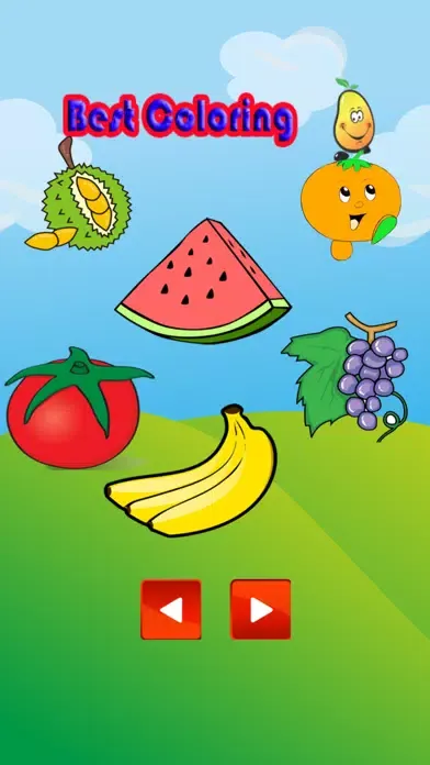 Capturas de tela do Happy Coloring Painting of Fruits