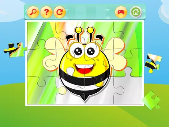 Happy Jigsaws of Animals Game iPad 应用截图