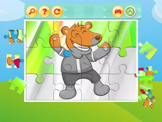 Happy Jigsaws of Animals Game iPad 应用截图