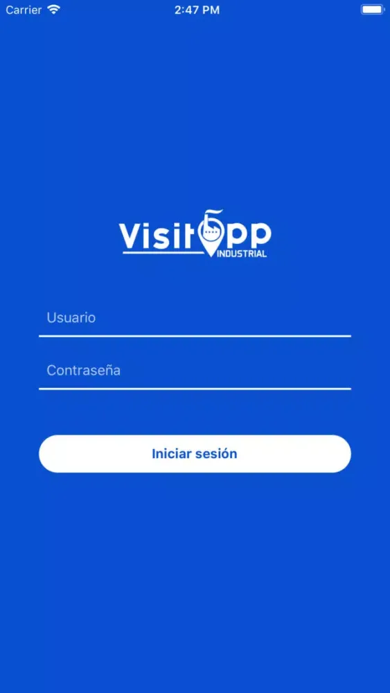 Capturas de tela do VisitApp Industrial Admin