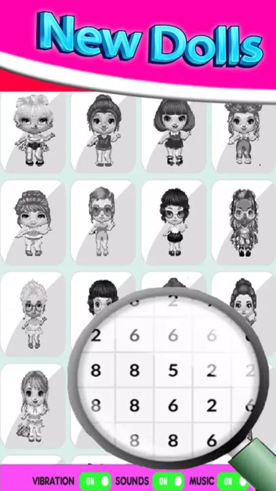 Surprise--Dolls Pixel By Color স্ক্রিনশট