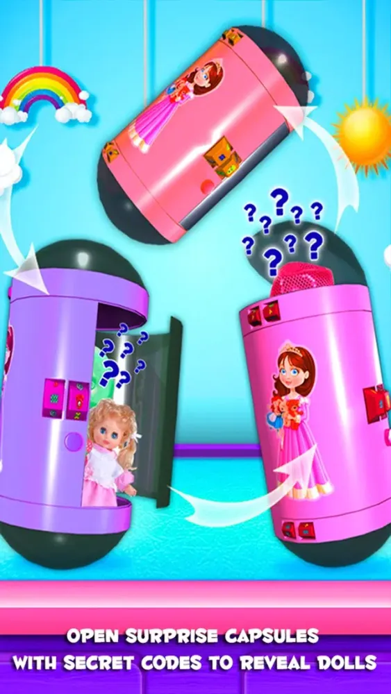 Captures d'écran de Hidden Surprise Dolls Capsule!