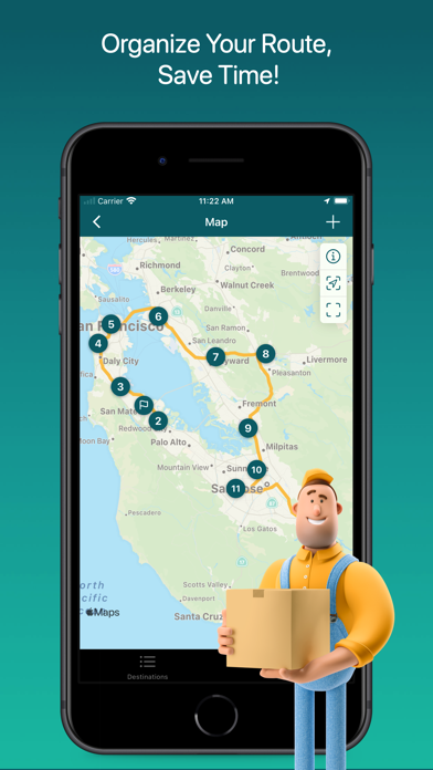 Tangkapan layar Droppath Route Planner