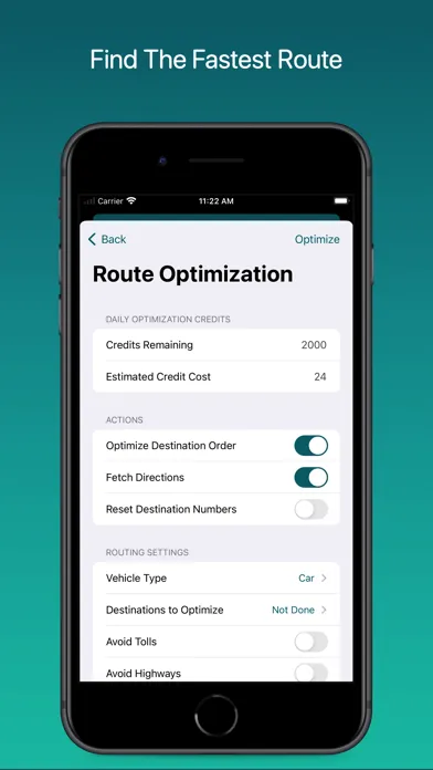 Screenshot di Droppath Route Planner
