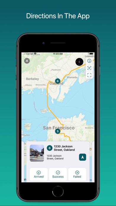 Tangkapan layar Droppath Route Planner