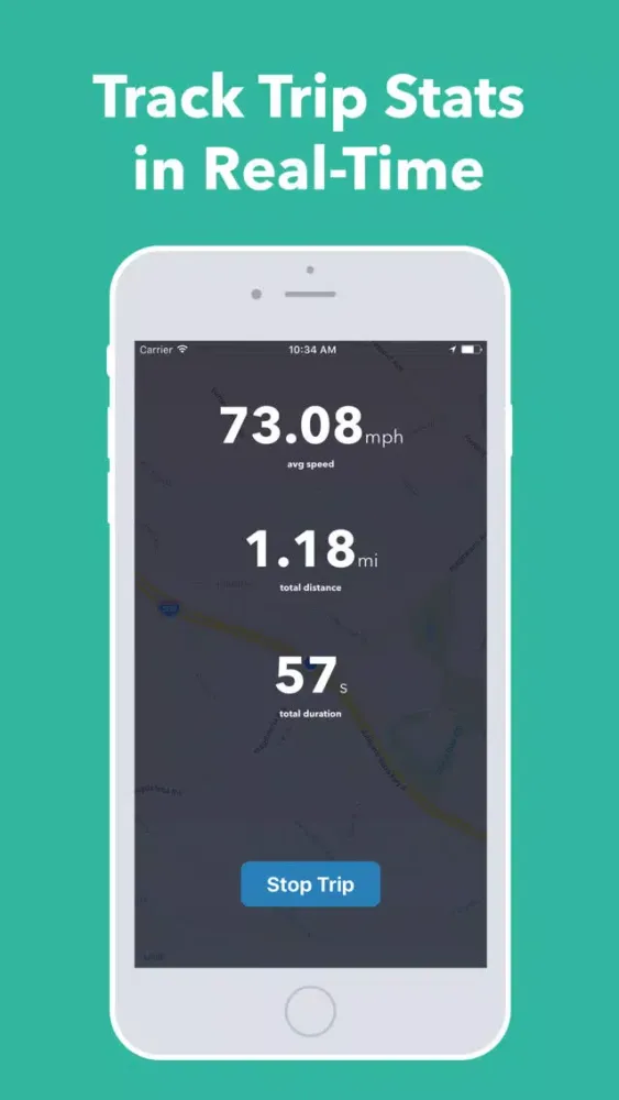 Tangkapan layar Wheels - Driving Statistics
