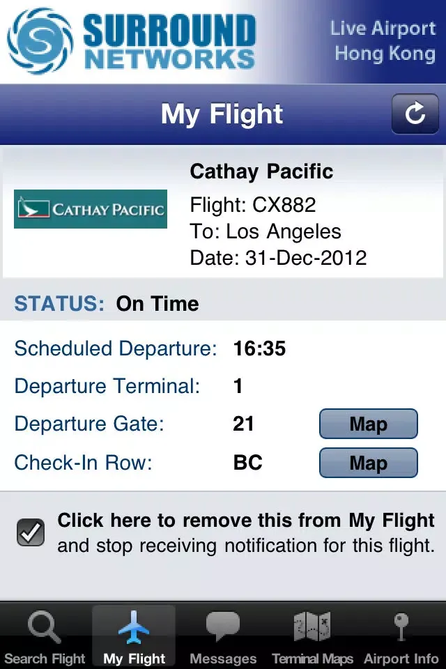 Live Airport - Hong Kong (HKG Airport)应用截图